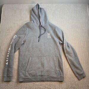 Under Armour Tom Brady TB12 Hoodie Mens Medium Gray Super Bowl Rings Graphic
